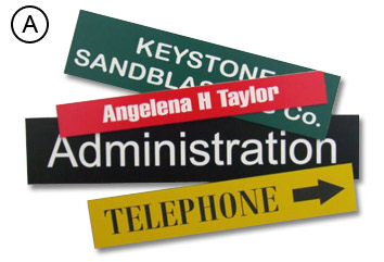 Engraved Nameplates